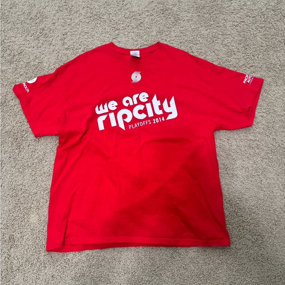Portland Trail Blazers 2014 Playoffs Shirt. Size XL